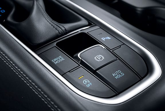 Hyundai Santa Fe Freno de estacionamiento eléctrico.