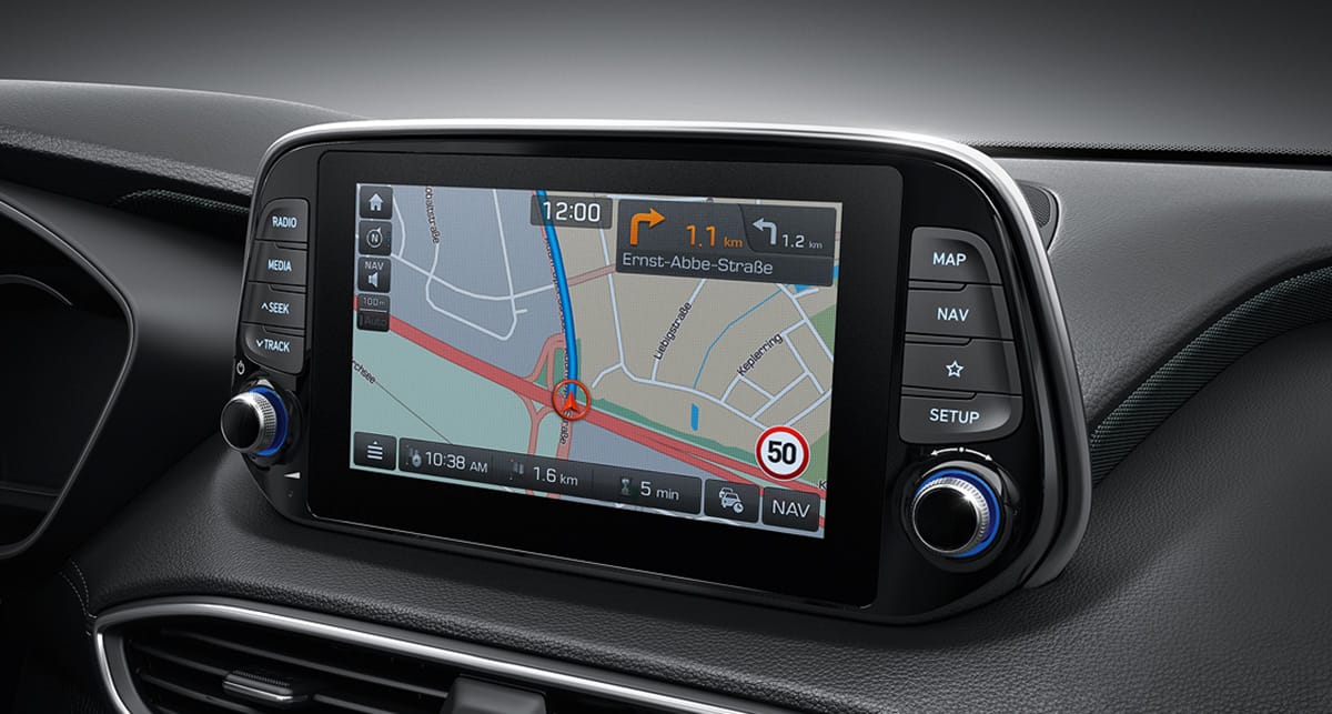 Hyundai Santa Fe Pantalla multimedia de 8 Pulgadas