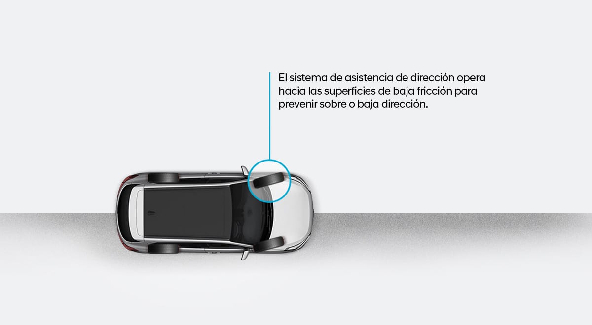 Hyundai Tucson Gestión de la estabilidad del vehículo (VSM, por sus siglas en inglés)