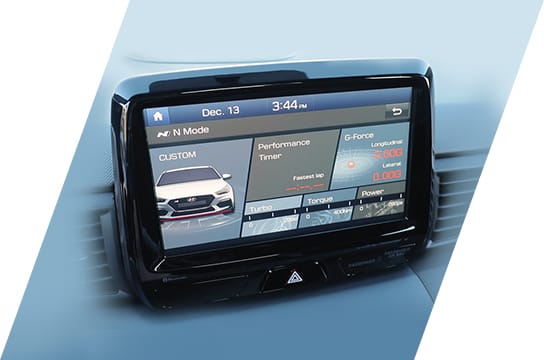 Hyundai Veloster N Sistema de control N Grin