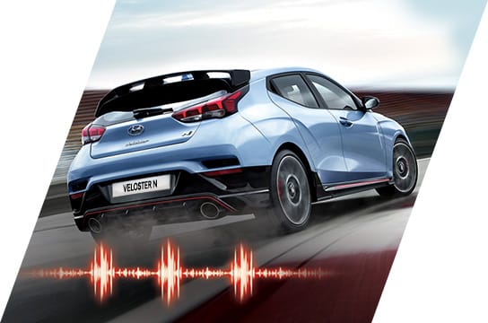 Hyundai Veloster N Sonido de escape personalizable