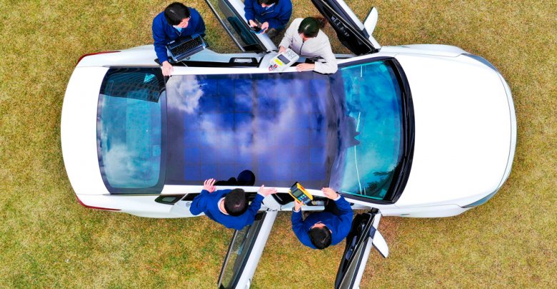 Hyundai presentó un sistema de carga solar para impulsar vehículos ecológicos