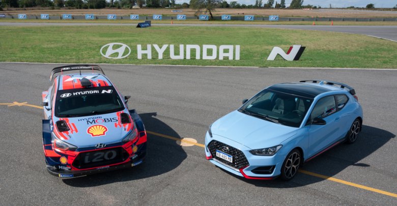 Hyundai Argentina realizó la nueva campaña de Veloster N con Neuville y el equipo de Rally